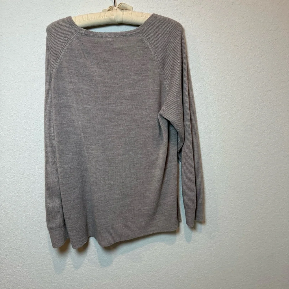 Sweet Romeo Gray Crew Neck Sweater